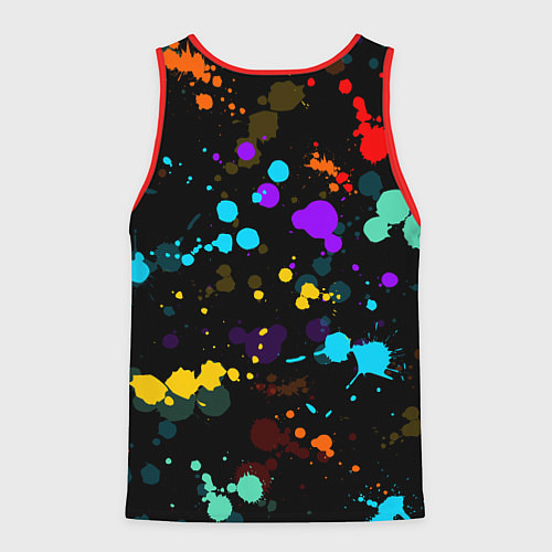 Мужская майка без рукавов 6IX9INE 69 / 3D-Красный – фото 2