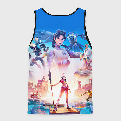 Мужская майка без рукавов THE LAST OF US / 3D-Черный – фото 2