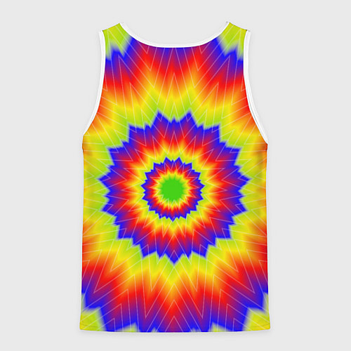 Мужская майка без рукавов Tie-Dye / 3D-Белый – фото 2