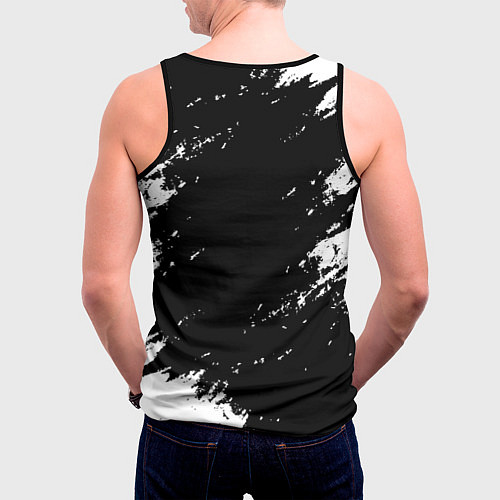 Мужская майка без рукавов The Witcher / 3D-Черный – фото 4