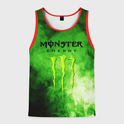 Майка-безрукавка мужская MONSTER ENERGY, цвет: 3D-красный