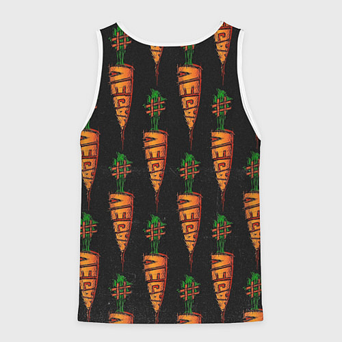 Мужская майка без рукавов Vegan / 3D-Белый – фото 2