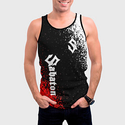 Майка-безрукавка мужская Sabaton, цвет: 3D-черный — фото 2
