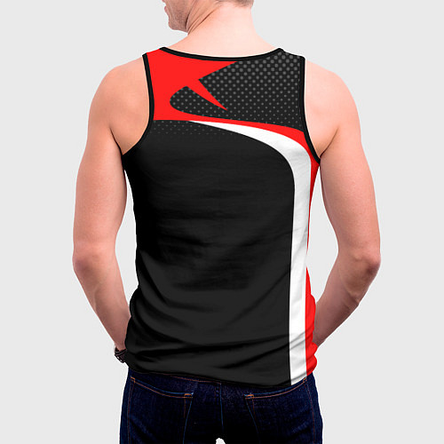 Мужская майка без рукавов EVO Racer uniform / 3D-Черный – фото 4