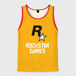 Майка-безрукавка мужская Рокстар, цвет: 3D-красный