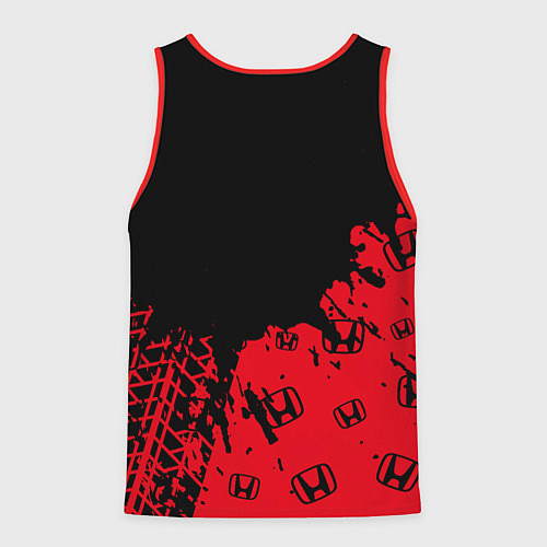 Мужская майка без рукавов HONDA ХОНДА / 3D-Красный – фото 2