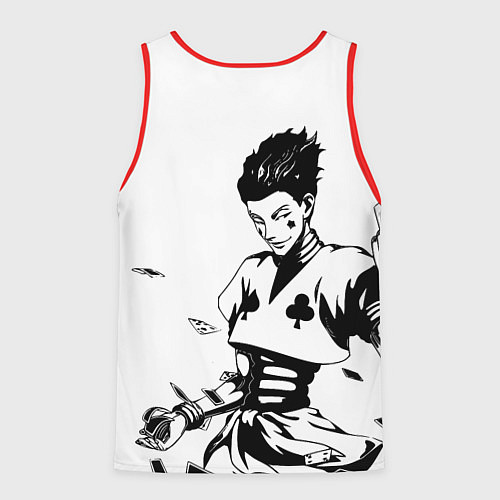 Мужская майка без рукавов Hunter x Hunter, Hisoka / 3D-Красный – фото 2