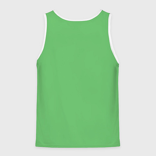 Мужская майка без рукавов Удачливый лис / 3D-Белый – фото 2