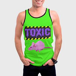 Майка-безрукавка мужская Toxic, цвет: 3D-черный — фото 2