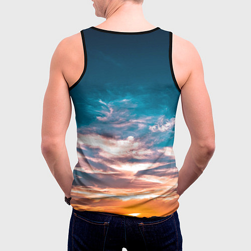 Мужская майка без рукавов BlackPink / 3D-Черный – фото 4