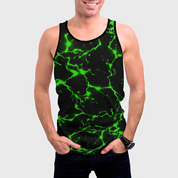 Майка-безрукавка мужская Green Flash, цвет: 3D-черный — фото 2