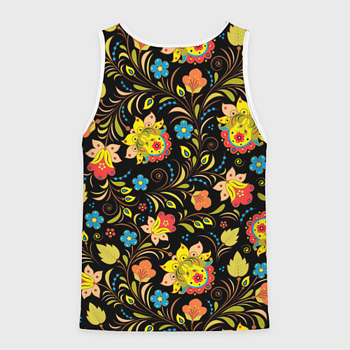 Мужская майка без рукавов Русская красавица / 3D-Белый – фото 2