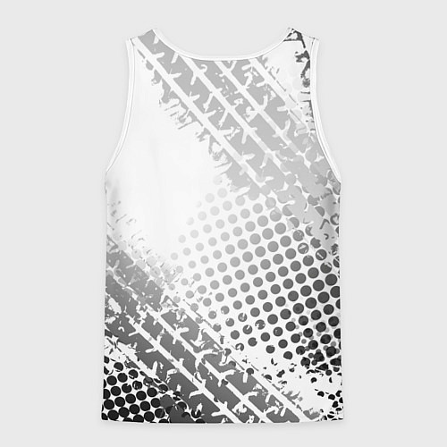 Мужская майка без рукавов Mercedes-Benz / 3D-Белый – фото 2