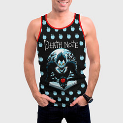 Майка-безрукавка мужская Death Note, цвет: 3D-красный — фото 2