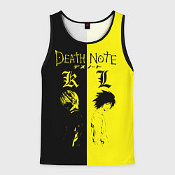 Майка-безрукавка мужская Death Note, цвет: 3D-черный