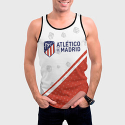 Майка-безрукавка мужская ATLETICO MADRID Атлетико, цвет: 3D-черный — фото 2