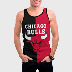 Майка-безрукавка мужская Чикаго Буллз, цвет: 3D-черный — фото 2