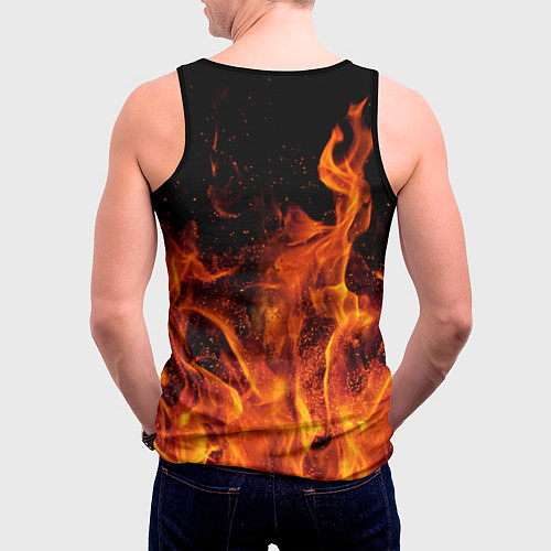 Мужская майка без рукавов PUBG / 3D-Черный – фото 4