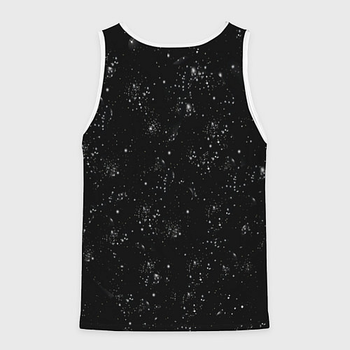Мужская майка без рукавов Космический Кит / 3D-Белый – фото 2