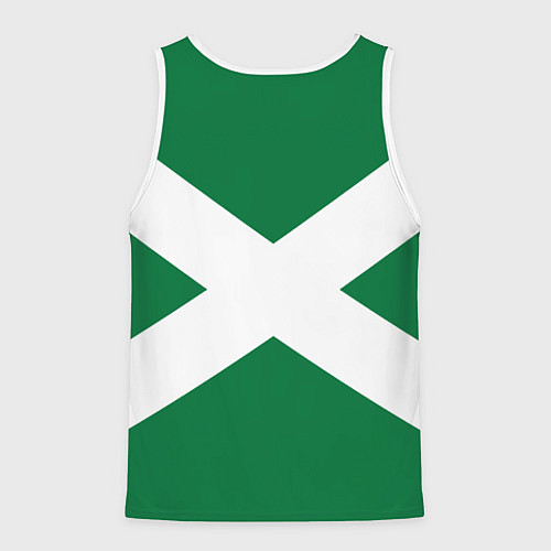 Мужская майка без рукавов ФТС России Эмблема / 3D-Белый – фото 2