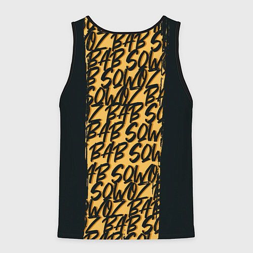 Мужская майка без рукавов Sqwoz bab brush / 3D-Черный – фото 2
