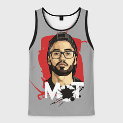 Мужская майка без рукавов Портрет Мота