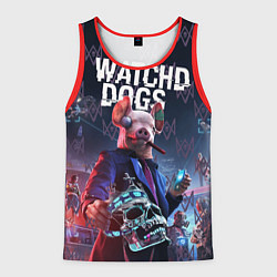 Майка-безрукавка мужская Watch Dogs: Legion, цвет: 3D-красный