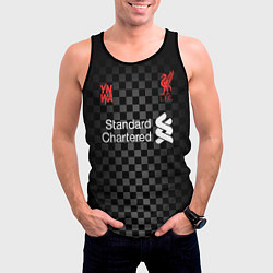 Майка-безрукавка мужская LIVERPOOL резервная 2021, цвет: 3D-черный — фото 2