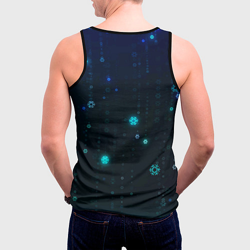 Мужская майка без рукавов Among Us / 3D-Черный – фото 4