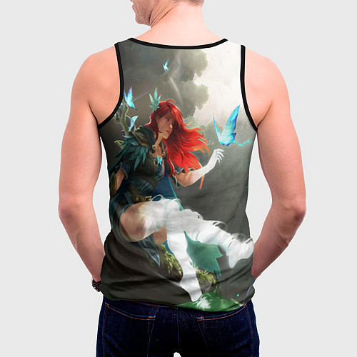 Мужская майка без рукавов Windranger Dota / 3D-Черный – фото 4