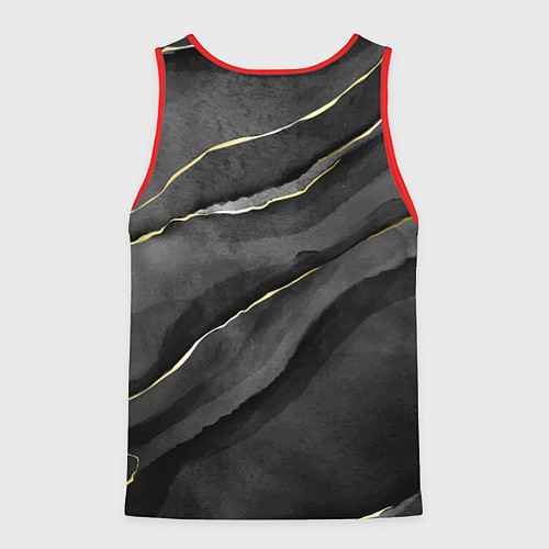 Мужская майка без рукавов Жизнь - это путешествие / 3D-Красный – фото 2