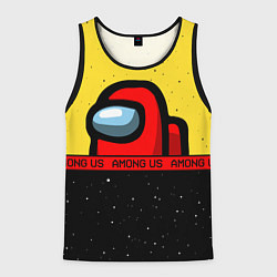 Майка-безрукавка мужская AMONG US Амонг Ас, цвет: 3D-черный