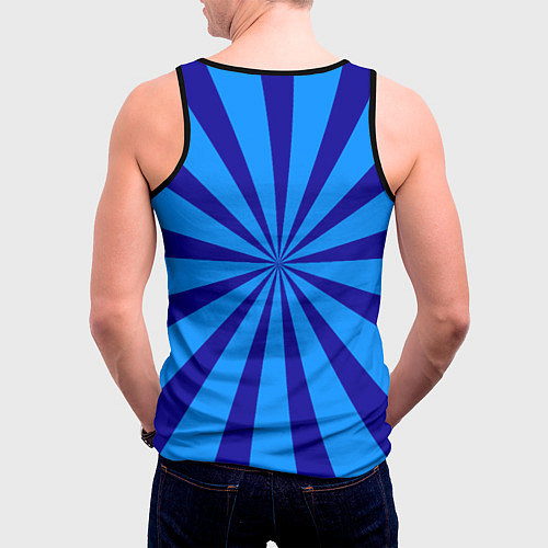 Мужская майка без рукавов Глазированный сырок / 3D-Черный – фото 4