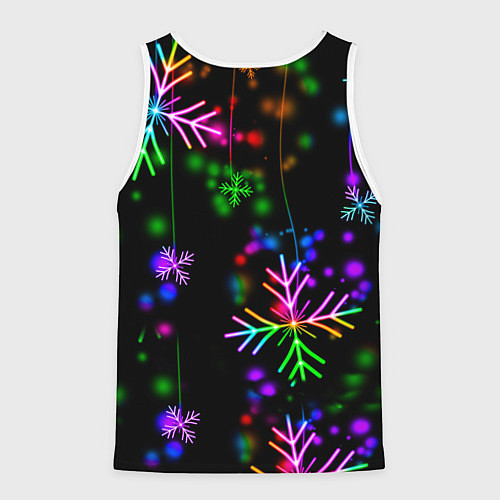 Мужская майка без рукавов Among Us New Year / 3D-Белый – фото 2