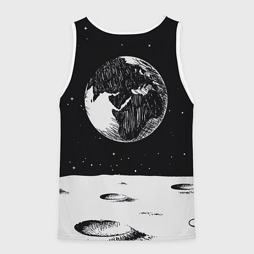 Мужская майка без рукавов Among Us fire / 3D-Белый – фото 2