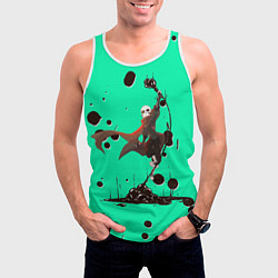 Майка-безрукавка мужская Undertale, цвет: 3D-белый — фото 2