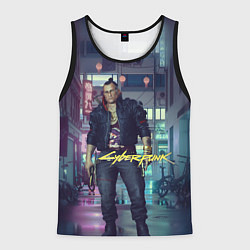 Майка-безрукавка мужская Jackie Welles Cyberpunk, цвет: 3D-черный