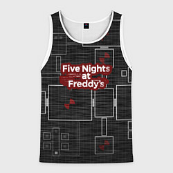 Майка-безрукавка мужская Five Nights At Freddy, цвет: 3D-белый