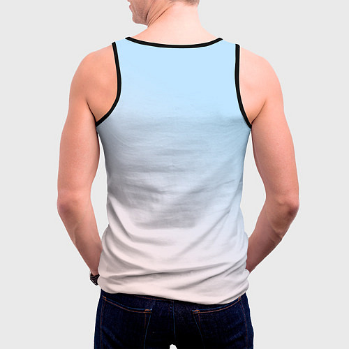 Мужская майка без рукавов Су-34 / 3D-Черный – фото 4