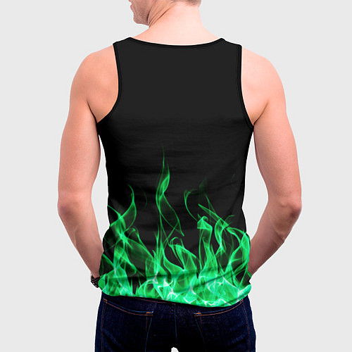 Мужская майка без рукавов SKODA / 3D-Черный – фото 4