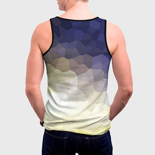 Мужская майка без рукавов LAND ROVER / 3D-Черный – фото 4