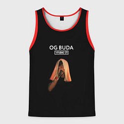 Майка-безрукавка мужская OG Buda, цвет: 3D-красный