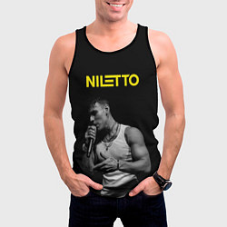 Майка-безрукавка мужская НИЛЕТТО, цвет: 3D-черный — фото 2