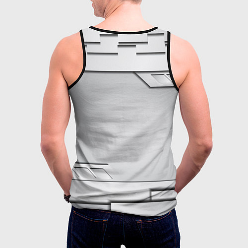 Мужская майка без рукавов SUBARU СУБАРУ / 3D-Черный – фото 4