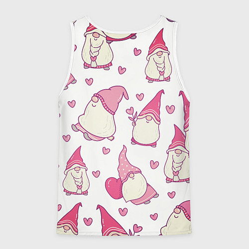 Мужская майка без рукавов Forever together / 3D-Белый – фото 2