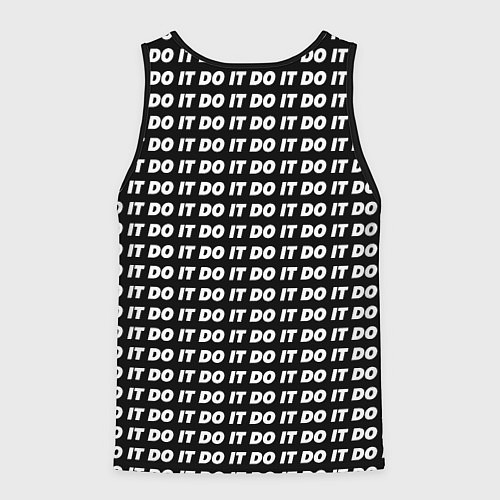 Мужская майка без рукавов Люцик / 3D-Черный – фото 2