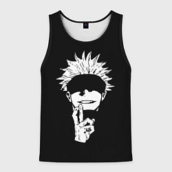 Майка-безрукавка мужская Магическая Битва, цвет: 3D-черный