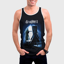 Майка-безрукавка мужская Моно и Шестая, цвет: 3D-белый — фото 2