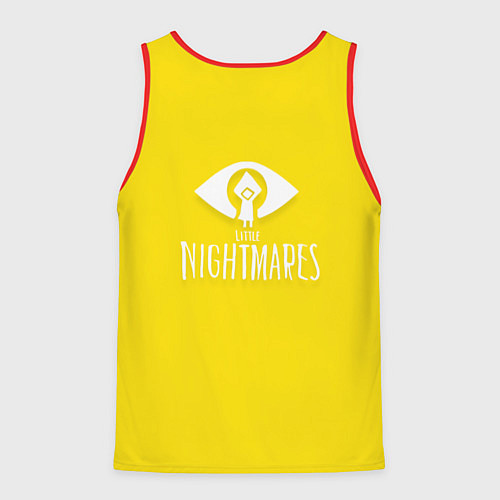 Мужская майка без рукавов Little nightmares 2 Yelow / 3D-Красный – фото 2