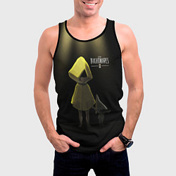 Майка-безрукавка мужская Little Nightmares 2, цвет: 3D-черный — фото 2